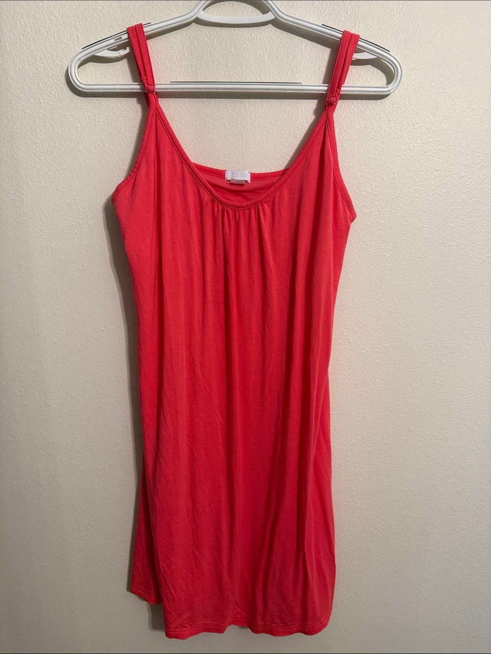 Women’s Red Slip Chemise - Lightweight Camisole Nightdress